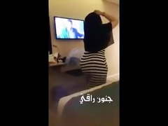 Arab bbw dancing in her room niqab big ass big tites