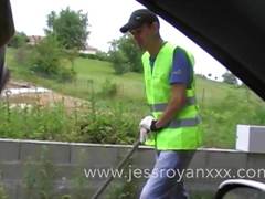 Suck a straigth arab in the car